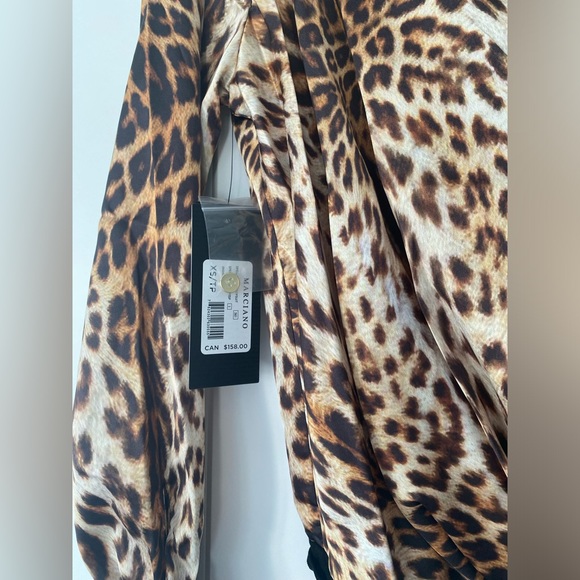 Silky Leopard Print Bodysuit - Size XS - Picture 9 of 10